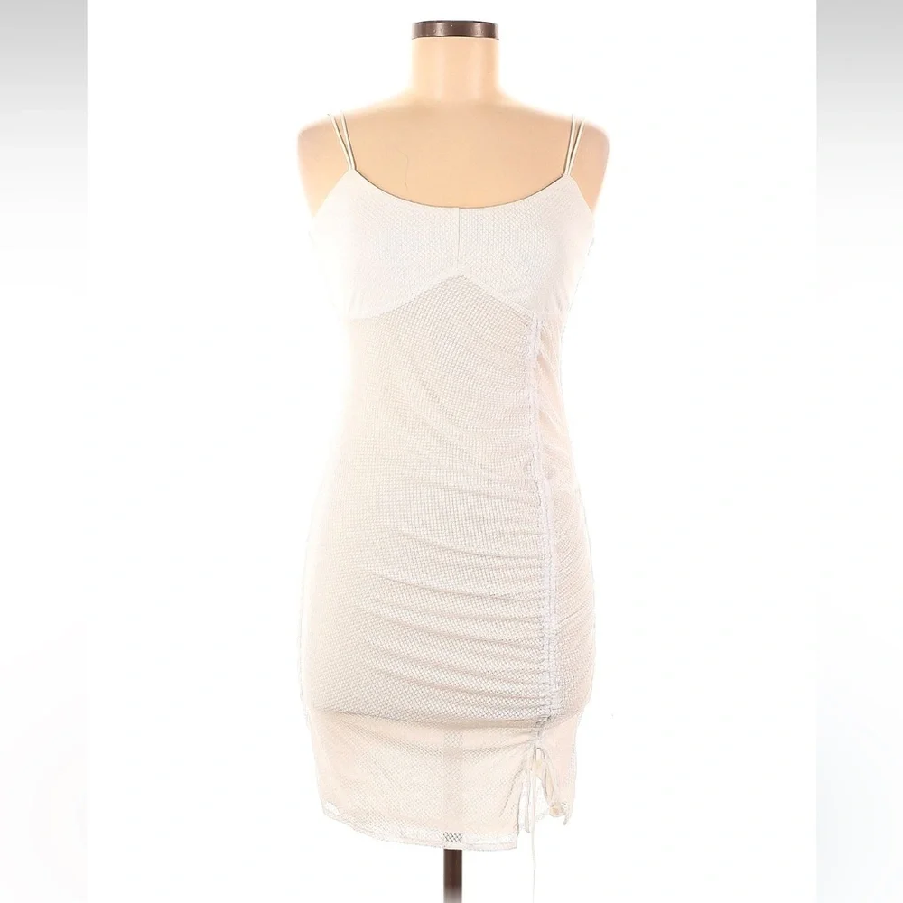 NWT REVOLVE x Michael Costello Brea Mini Dress In White - Picture 3 of 6